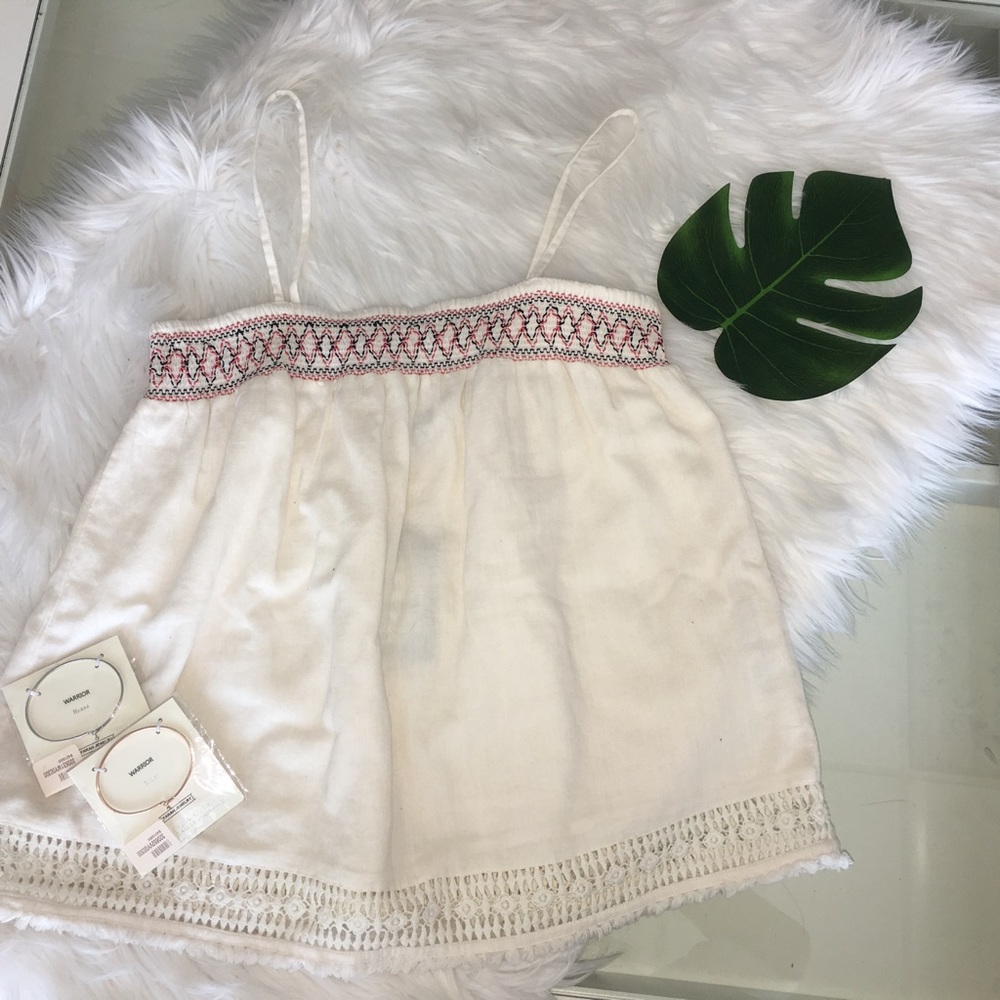 New look Creamish White Dunner Cami